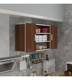 Kenzlife hazır mutfak honnor32 cvz 060*120*32 mutfak banyo dolabı kapaklı raflı (Karışık)
