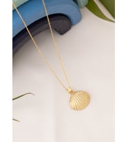 925 AYAR GÜMÜŞ İSTİRİDYE KOLYE (Gold)