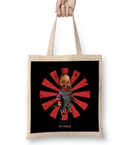 Chucky Retro Japanese Bez Çanta Uzun Saplı