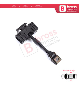 Skoda Superb MK2 II B6 3T 3T4 3T5 2008-2015 3T0839249C İçin Arka Sağ veya Sol Kapı Gergisi