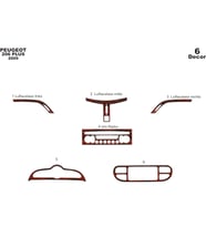 Meriç® Peugeot 206 Plus Ön Torpido Kaplama Maun 6 Parça 2009-› (Maun)