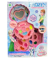 Frozen Karlar Kraliçesi Elsa 3 Bölmeli Makyaj Güzellik seti kız çocukları için