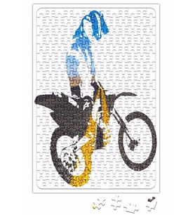 Motocross Motorsiklet Puzzle 240 Parça Yapboz