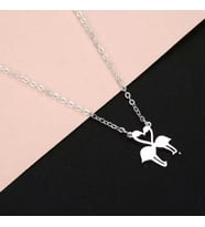 Kişiye Özel 925 Ayar Gümüş Flamingo Kolye