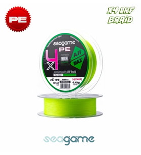 SEAGAME AJI MAX X4 PE 125M #0.4 FLUO GREEN Aji Misinası