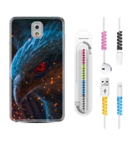 Samsung Note 3 4 5 8 9 20 Ultra 10 Lite Kılıf Kablo Koruma Spiral Silikon Şahin 1756