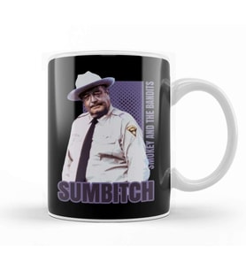 Smokey And The Bandit Sumbitch Retro Kupa Bardak Porselen