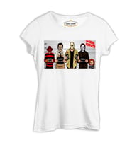 The Usual Suspects - Horror Beyaz Kadın Tshirt