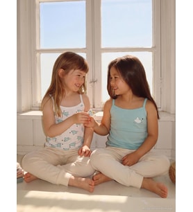 Civil Girls Cute Bird 2-12 Yaş Kız Çocuk 2'li Atlet - Standart