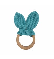Amigurumi Organik Diş Kaşıyıcı Turkuaz
