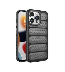 Apple İphone 15 Pro Max Kılıf Airmax Silikon Kapak - Siyah
