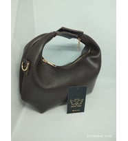 Kadın Oval Tarz Yumuşak Deri Luxury El Omuz Çanta15x26cm