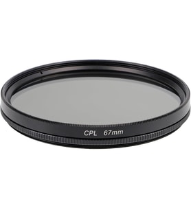 CPL Polarize Filtre Circular Polarizer Yansıma Önleyici Lens Filtresi 67mm Lensler ile Uyumludur