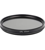CPL Polarize Filtre Circular Polarizer Yansıma Önleyici Lens Filtresi 67mm Lensler ile Uyumludur