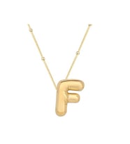 Gümüş Gold Balon F Harfi Kadın Kolye CSR2185065