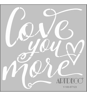 ARTDECO STENCİL 30X30CM LOVE 123