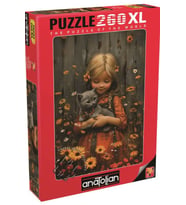 Anatolian 260 Parça XL Sevimli Kız Puzzle - Onur Aslan