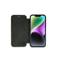 Iphone 12 Kılıf Dolpin Kapaklı - Koyu Yeşil