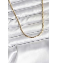 14K Gold Renk Kaplama Zincir Model CM Kadın Kolye - TJ-BKO10742
