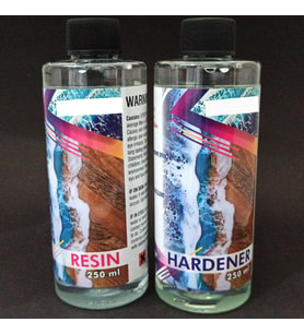 EPOKSİ REÇİNE ULTRA ŞEFFAF ART RESİN SANATSAL EPOKSİ 0,5 LT SET