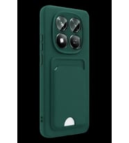 Pilelistore   Xiaomi Redmi Note 15 Pro 5G Kelvin Kartvizitli Silikon - Koyu Yeşil