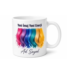 Saç Rengini Sürekli Değiştirenlere Yeni İmaj Yeni Enerji Tasarım Kupa Bardak Hediye