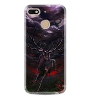 General Mobile GM8 Go GM9 GM20 Pro Plus Kılıf Desemli Silikon Dark Deer 1786