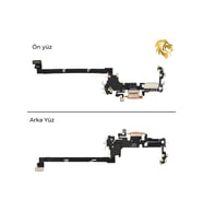 İphone 17 Pro Şarj bordu (Turuncu), şarj filmi fleksi, şarj soketi c/c flex, şarj bordu mikrofonu soket Charging Board Şarj bordu şarj film kablosu şarj soketi bağlantı kablosu
