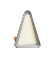 Üçgen Tasarımlı USB Şarj Edilebilir 3 Kademeli Ayarlanabilir LED Gece Lambası  (Günışığı)