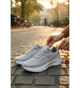 Enoch Kadın Spor Ayakkabı Nefes Alabilir Örme Saya Antrenman Sneaker Ayakkabısı
