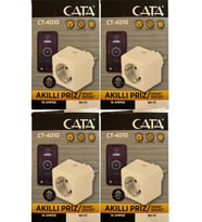 Cata CT-4010 Wifi Üzerinden Kontrol Edilebilen Akıllı Priz (4 Adet)