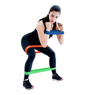 Pilates Direnç Lastiği Seti 5 Adet