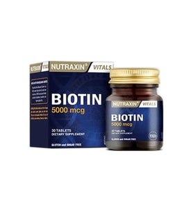 Nutraxin Biotin 5000 mg 30 Tablet