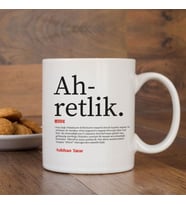 Kişiye Özel Kupa Bardak, Söz Yazılı Kupa Bardak, Ahretlik Yazılı Bardak, Ahiretlik