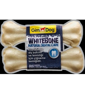 Gimdog Mordimi Press Kemik 11 cm - 2'li Beyaz Kemik 70 gr