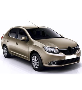 Renault Symbol 3 Krom Cam Çıtası 4 Prç 2013-2017