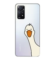 Redmi Note 12 Pro 4G Uyumlu Sevimli Ördek Desenli Şeffaf Telefon Kılıfı