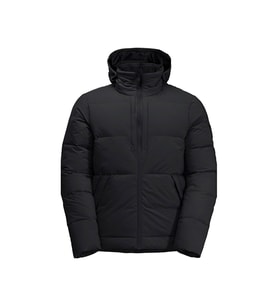 Jack Wolfskin Wandermood Down Jkt M Erkek Outdoor Montu (700 Dolgu Kaz Tüyü) 1207311-6000 Siyah