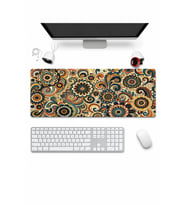 SonicTouch Klavye Mousepad 32x70cm Dikişsiz Pürüzsüz Sıvı Geçirmez Kaymaz Taban Çiçek Rüyası