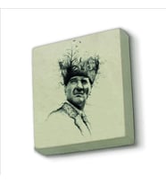 Atatürk Baskılı Doğaltaş  Magnet(KRT-105)Buzdolabı Süsü