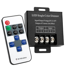 PM-37846 12V-24V 30A Çok Modlu RF Uzaktan Kumandalı Şerit LED Dimmer Kontrol Cihazı