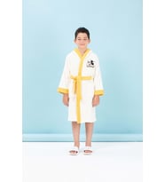 Özdilek Dsny Mickey M.Star Çocuk Bornoz Nakışlı Krem 5 - 6 Yaş