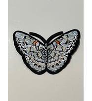 6X13 CM KELEBEK NAKIŞ İŞLEMELİ ÜTÜ İLE YAPIŞAN APLİK ARMA YAMA AKSESUAR