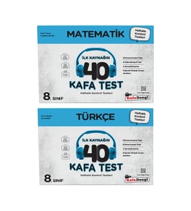 LGS 8. Sınıf Çöz Bitir Yaprak Test Matematik ve Türkçe