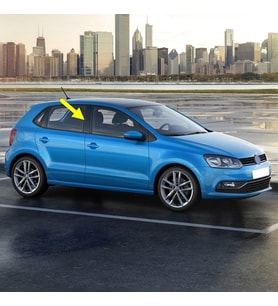 VW Polo 2015-2017 Sağ Kapı Orta B Direği Kaplaması Siyah 6R4853290A