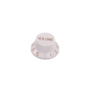 Valencia PNB1VWT Volume Düğmesi Beyaz (Strat Tipi)  Beyaz Plastik - Volume Yazılı - Standart