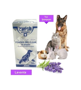 Kedi ve Köpekler İçin Powder Dry Clean Toz Şampuan 250gr