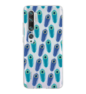 PrintiFy Xiaomi Mi Note 10 ile Uyumlu 1mm Slim Fit Nazar Boncuğu 4 Baskılı Şeffaf  Kılıf