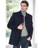 PLT9206 DEWBERRY ERKEK PALTO-LACİVERT