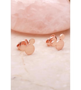 Mickey Rose Mini Gümüş Küpe 5402